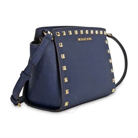 michael kors selma medium messenger bag navy|Michael michael kors selma medium messenger .